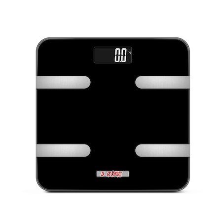5 Core Smart Weighing Scale Bluetooth 12 Composition Analyzer-Bmi 396Lbs 13B F- 13 B